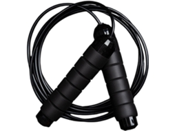 Corda De Pular Ajustável Partykindom Em Aço Antiemaranhamento, 420g, Revestida Em Pvc, Ideal Para Boxe E Fitness