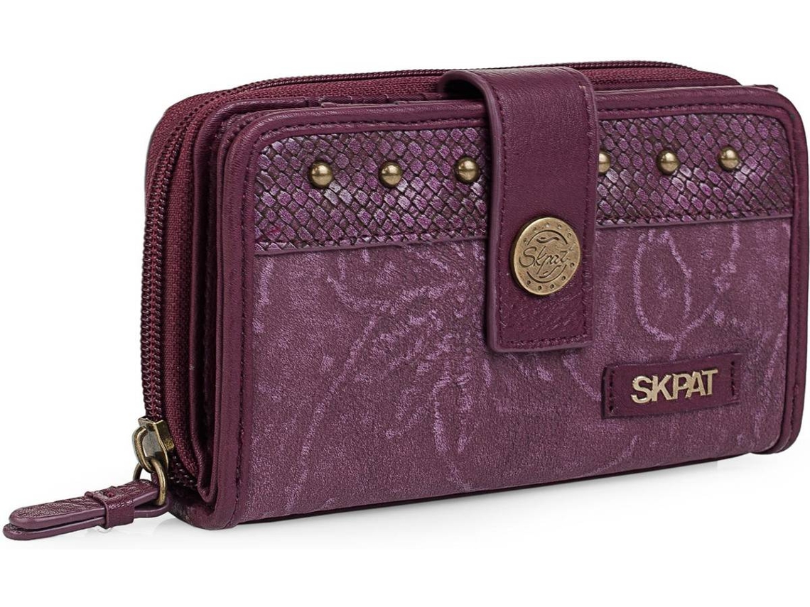 Carteira SKPAT 304616 Carder Feminina Com Zíper (9 x 16 cm)