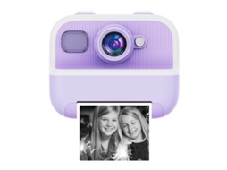 (roxo) Câmera Térmica Infantil De 2,4 Polegadas Com Resolução Hd 1080p E 24 Mp, Com Duas Câmeras.