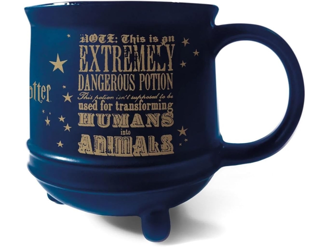 Caneca 3D Caldeirão Poções Extremamente Perigosas Harry Potter Cerâmica 511 Ml PYRAMID
