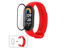 Pulseira De Silicone De Cor Sólida Com Película Curva 3d