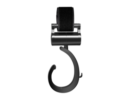 Gancho para Carrinho de Bebê para Bolsas e Sacolas, 2 Peças, Preto, 135 X 45 Mm AQUAFORGE