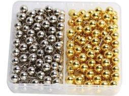 Tachinhas Redondas Homoyoyo De 6mm, Em Plástico E Aço Inoxidável, Pacote Com 200 Unidades
