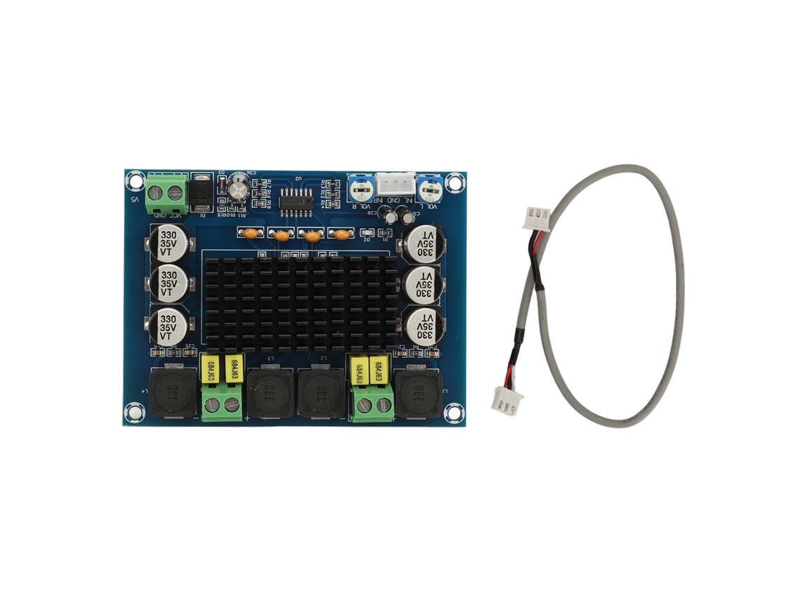 Placa De Amplificador Digital Tpa3116d2 Dual Canal 2x120w Módulo De Áudio Alto Poder