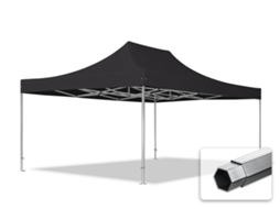 Tenda Dobrável 4x6 M, Alumínio Profissional 50mm, Preta