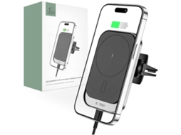 Suporte de Carro TECH PROTECT para Carregador Magsafe 15W para iPhone 13, 14 e 15