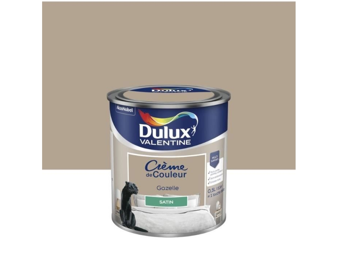 Dulux Valentine Creme Marrom Cetim Gazelle Tinta 0,5l