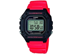 Relógio Digital CASIO Homem (Silicone - Vermelho)