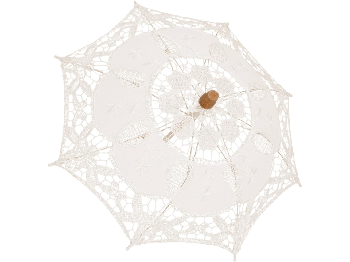 Guarda-sol De Renda Para Meninos E Meninas, Guarda-sol Decorativo Com Flores Para Casamentos E Fotografia, Tamanho Médio.