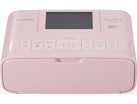 Impressora Portátil CANON Selphy CP1300 Rosa (Fotografia - Wi-Fi) — Conetividade: USB e Wi-Fi