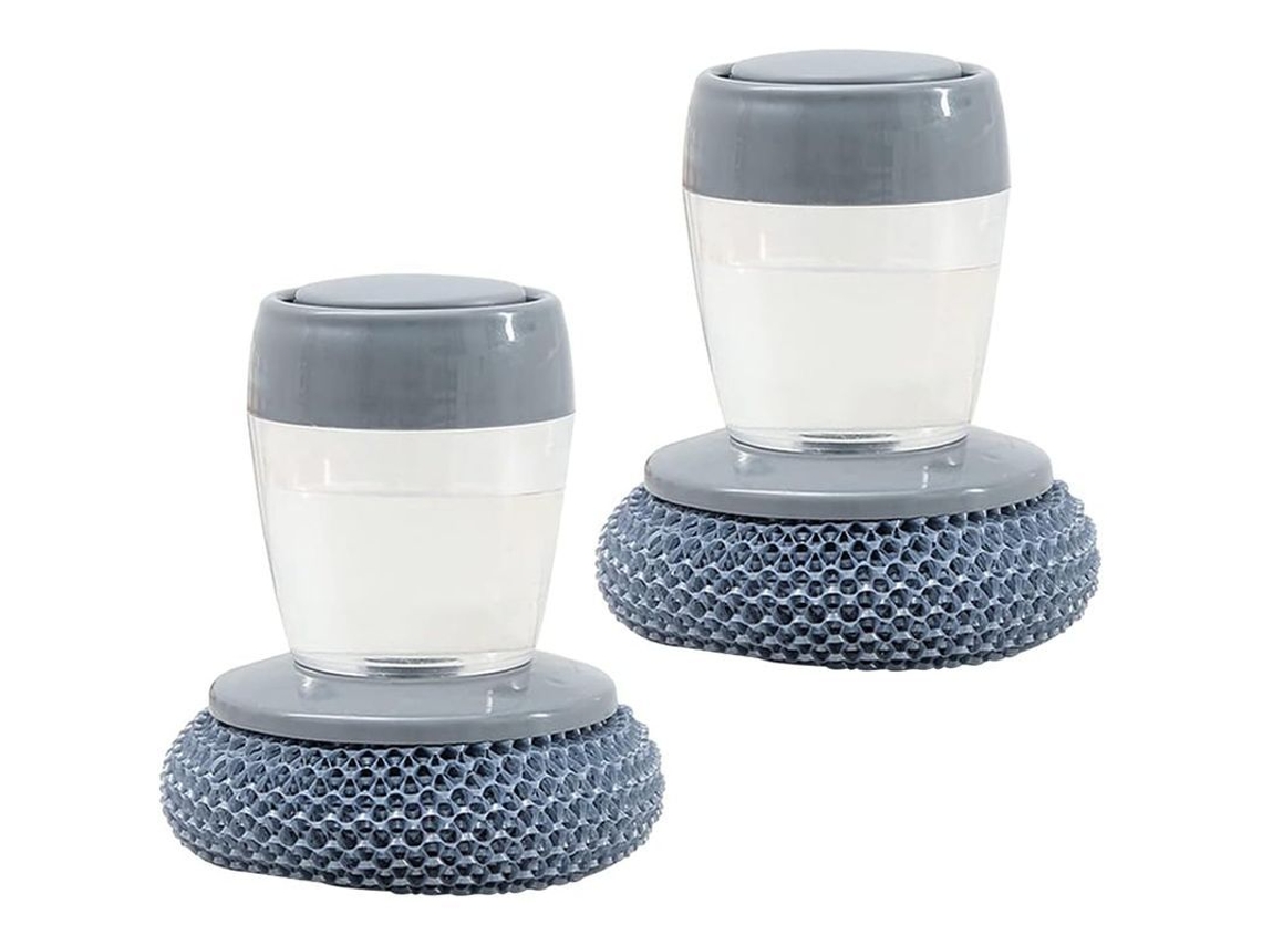 Pincel De Lava Com Dispensador De Sabão, Escova Multifuncional Para Limpeza De Pratos E Cozinha
