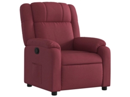 Recliner Chair, Recliner Chairs Vidaxl Vermelho Tecido