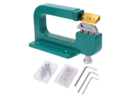 Ferramenta De Rebaba De Couro Com Rodas Reguláveis 4 Tamanhos Lâmina Dupla Lado 3 Buracos Alumínio