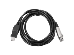 Cabo Lurelia XLR 3 M 9,8 Pés, para microfones, PC e computador