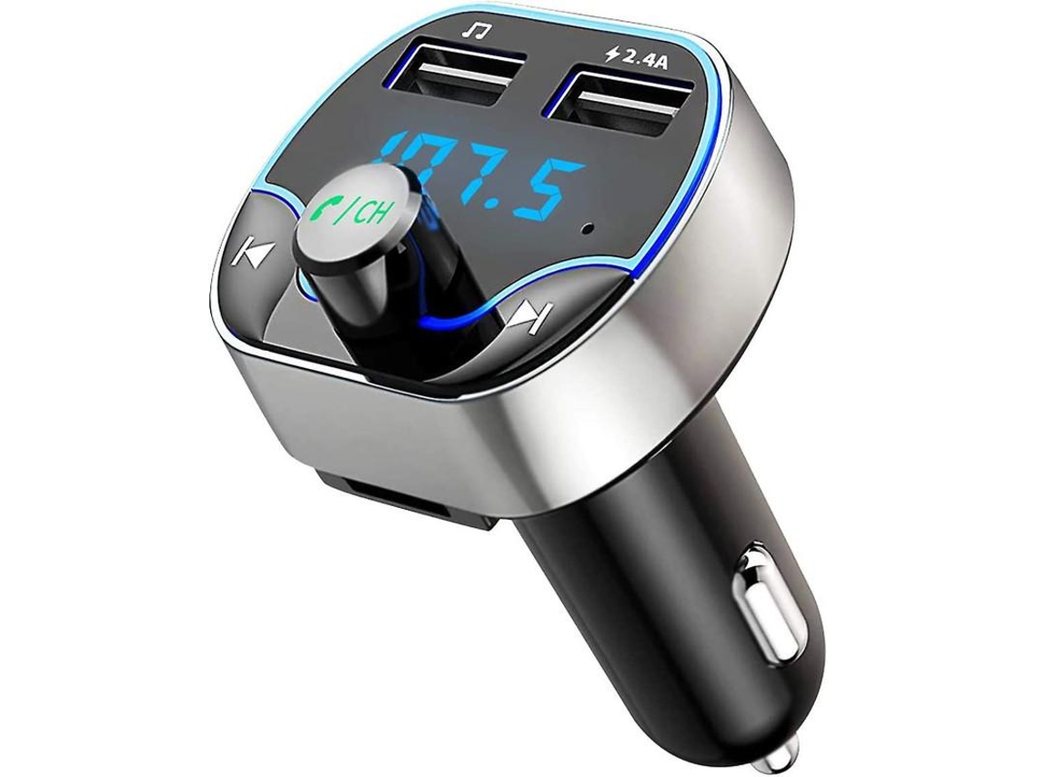 Transmissor Fm Bluetooth Yizhood T24 Multimas Portas Preto