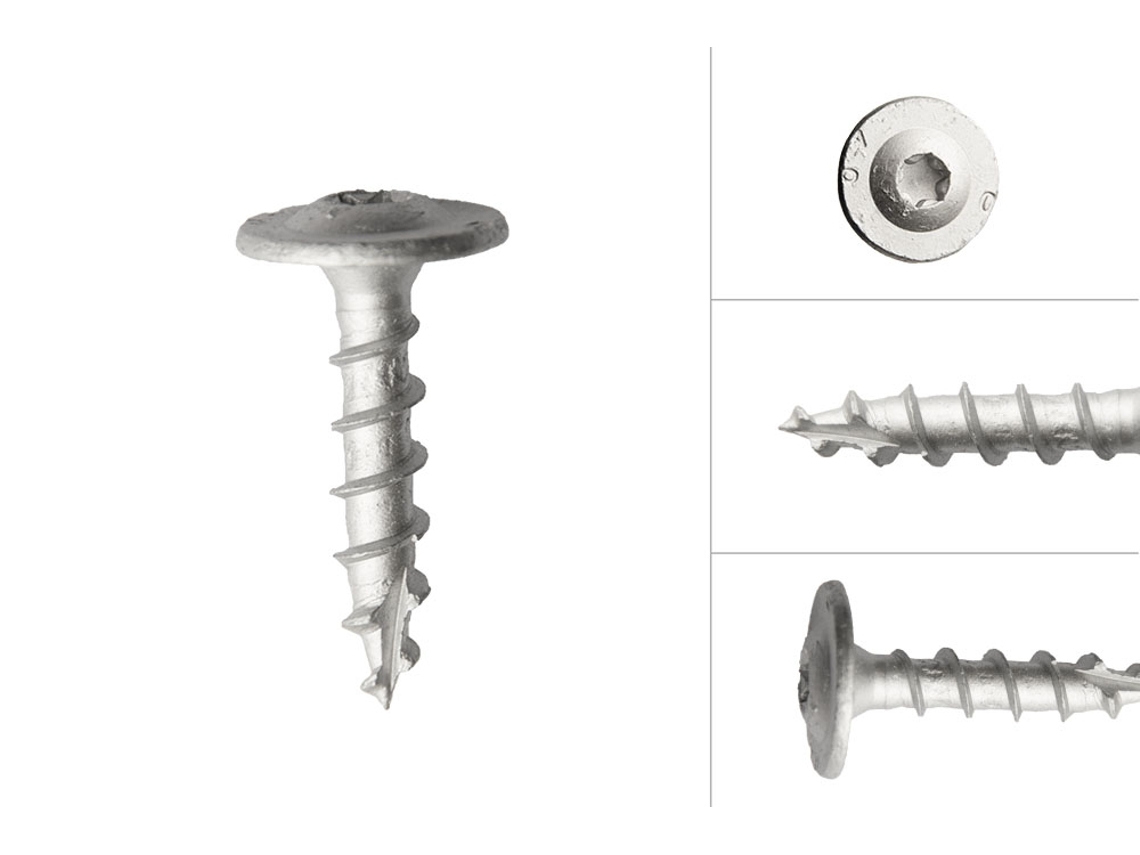 Parafusos de Fixação Do Poste Galvanizado 8 X 40 Mm Caixa 100 Peças WOVAR