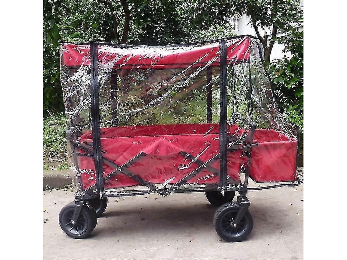 Capota De Chuva Para Carrinho Transparente Pvc - Aprovação Para Fuxtec, Crotec E Outros Modelos