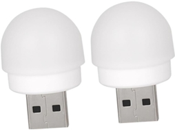 Luminária Noturna Portátil Usb Mipcase, Pacote Com 2 Leds De 1w Luz