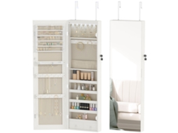 Espelho Joyero com Luz Led, corpo inteiro, branco BTFORUS
