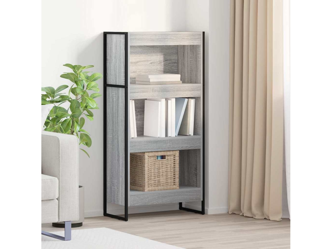 Vidaxl Gabinete De Livros 60 X 30 X 121 Cm Derivados De Madeira