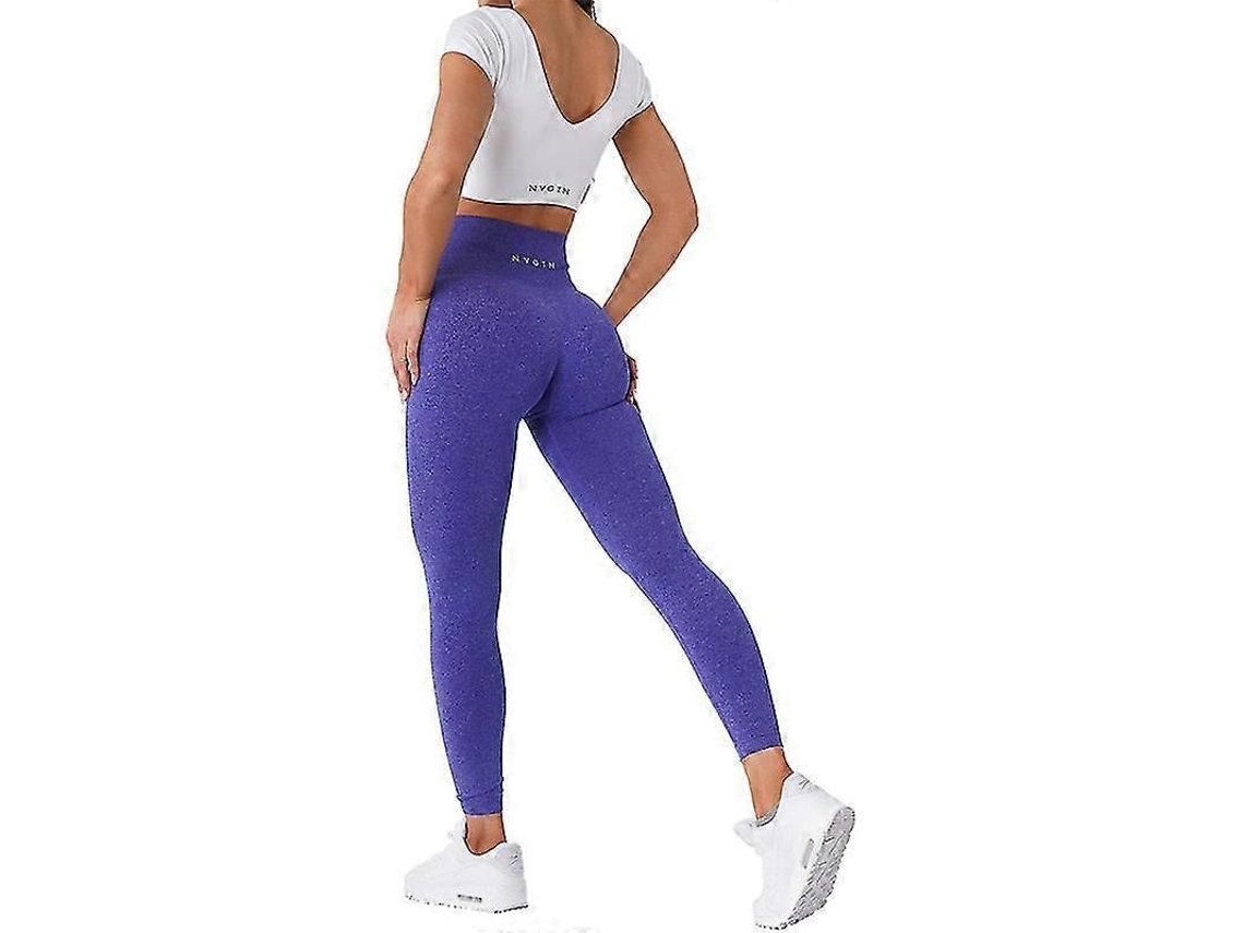 Leggings Nv Sem Costuras - Design Minimalista, Sem Contorno, Ajuste Flattering E Conforto Máximo Azul Elétrico