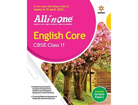 Livro Cbse All In One English Core Class 11 2022-23 Edition De Srishti Agarwal (inglês)