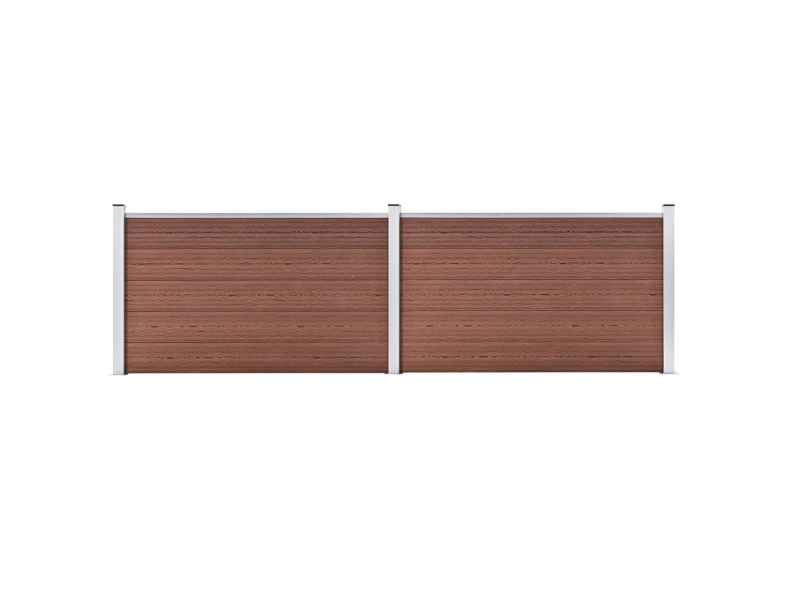 Fence Set, Fence Sets Vidaxl Marrom Wpc (n/a)