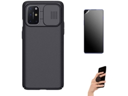 Kit Capa, Película e Suporte Oneplus 8T Ultimatte Nillkin Camshield
