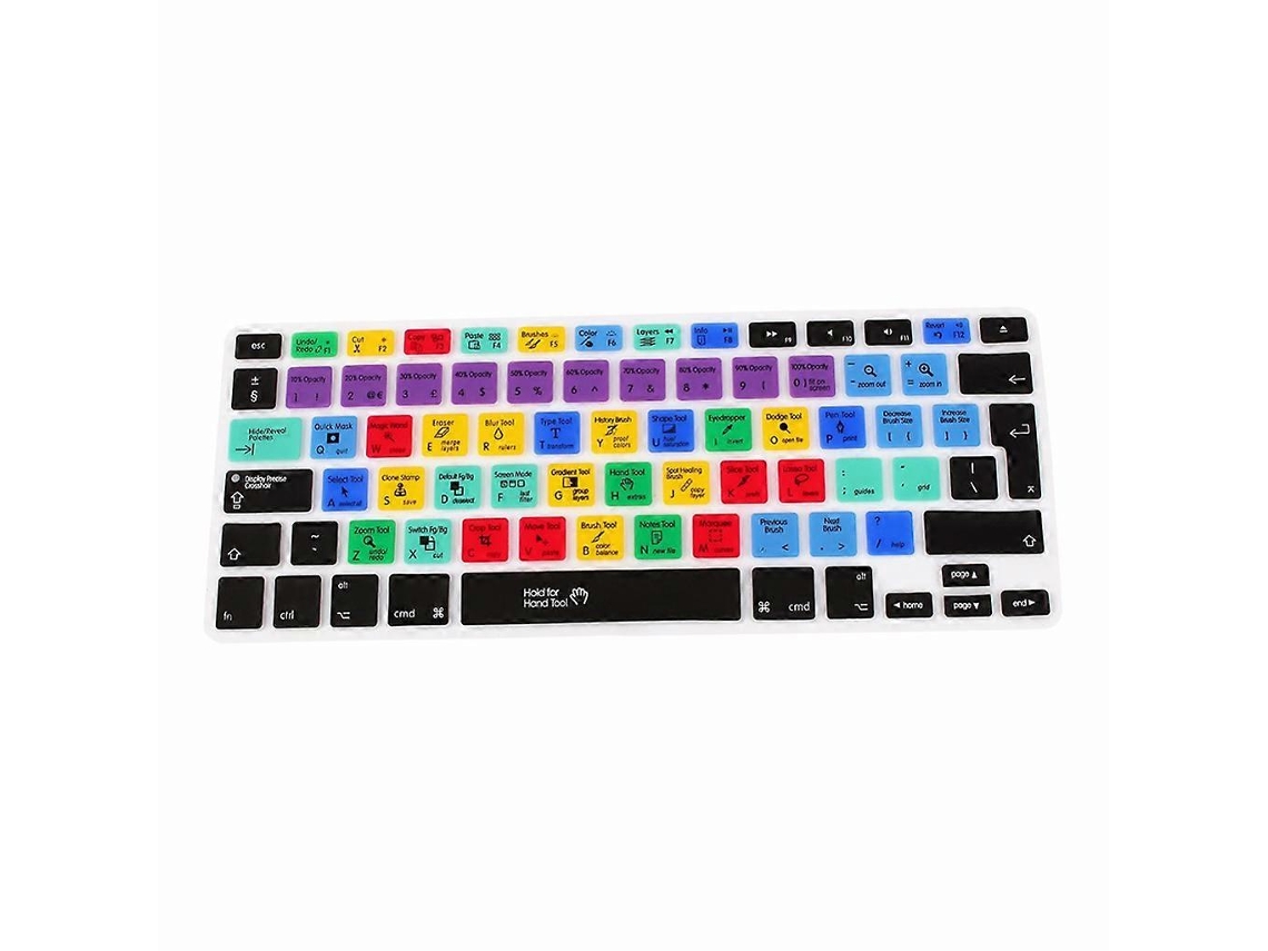 Para Adobe Photoshop Atalhos De Teclado Skin De Teclado Ps Hotkeys Keyboard Cover Para M Everley891