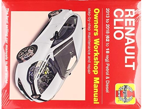 Livro Renault Clio petrol diesel 62 to18 de Haynes (Inglês)