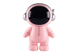 Hucha Astronauta Com Luz Hucha Espacial Figura Astronauta Decorativa De Plástico 16x12x25.5cm