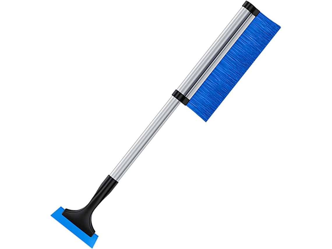 Escova De Neve Com Raspador - Configurações Ajustáveis E Raspador De Gelo