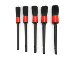 5pcs Set De Pincéis Plásticos Redondos Para Limpeza De Carros Pincéis De Pintura Detalhados Práticos Populares