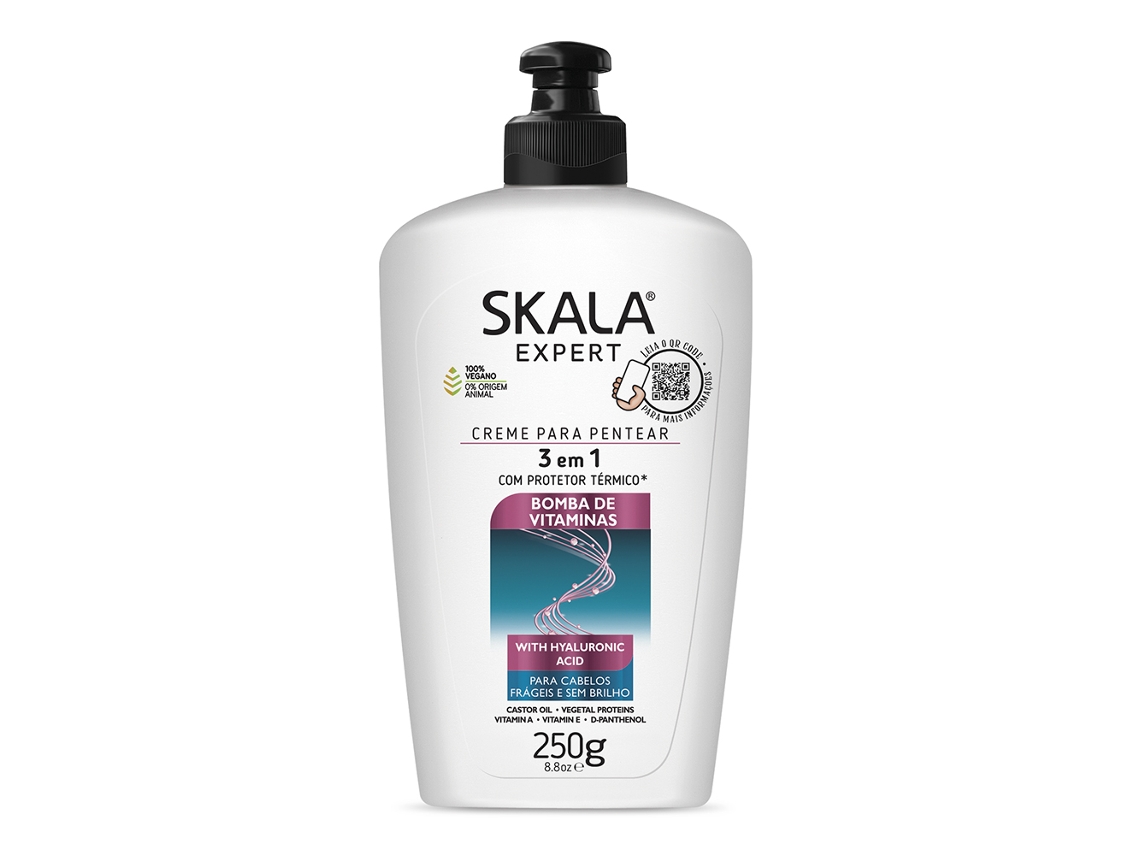 Creme Pentear SKALA Bomba Vitaminas 3 em 1 (250 gr)