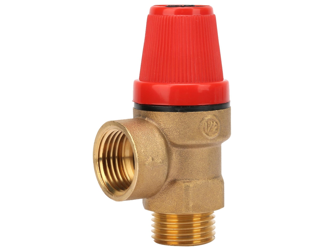 Válvula de Segurança de Latão Premium G1/2" Dn15 Hilo Resorte para Fornos com Selado Antifuga 3bar/6bar | S/MARCA