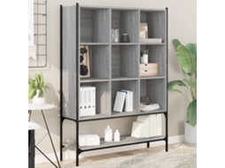 Vidaxl Estante 102x30x141,5 Cm Derivados De Madeira Cinzento Sonoma