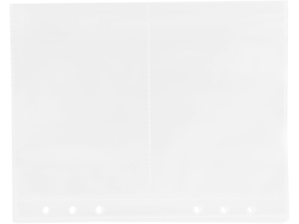 Operitacx Lote De 5 Livres De Proteção Para Scrapbooking Em Pvc Branco - 10 Folhas Por Livre - Cobertura
