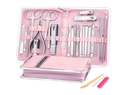 Conjunto de Manicure 29pcs para Mulheres/homens, Conjunto de Unhas e Pedicure com Tesoura de Unhas