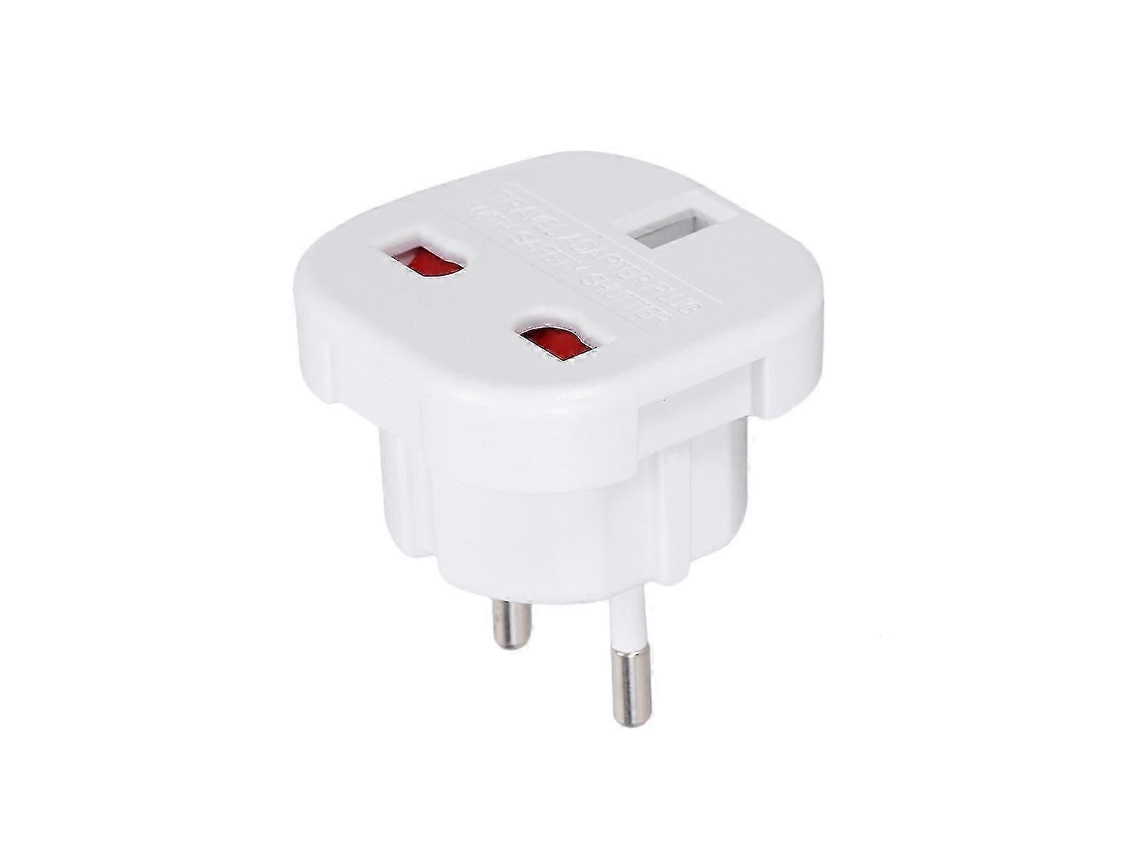 Adaptador De Tomada Para Reino Unido/ue, Adaptador De Tomada Europeia, Adaptador Para Reino Unido Hengjian