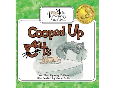 Livro Cooped Up Cats de Amy Pulliam (Inglês - Capa Dura)