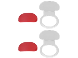 Suporte para Bola de Acrílico 2pcs Estável e Durável para Tênis Softbol Beisebol Transparente