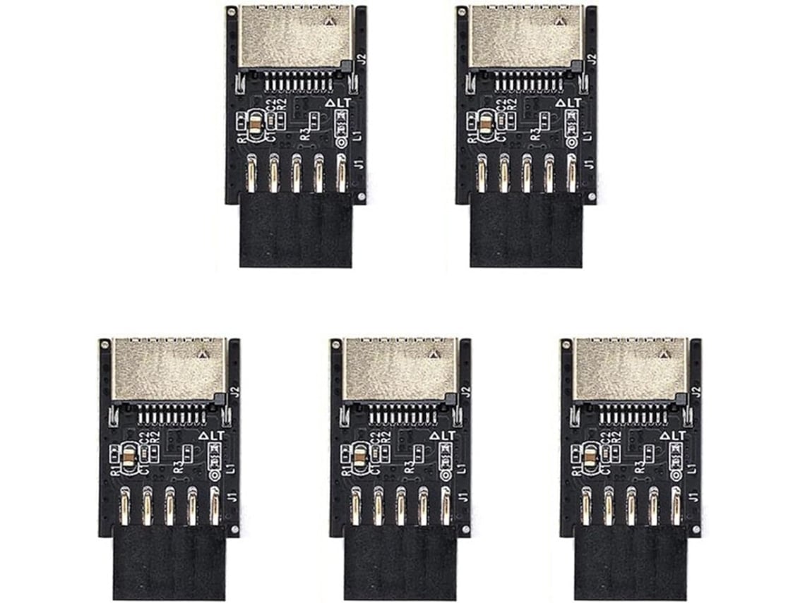5 Conversores De Conector Usb 2.0 De 9 Pinos Para Usb 3.2 Tipo C Com Chave A