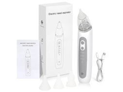 Aspirador nasal elétrico YANYXR para bebê com música, sucção suave, USB, fácil limpeza