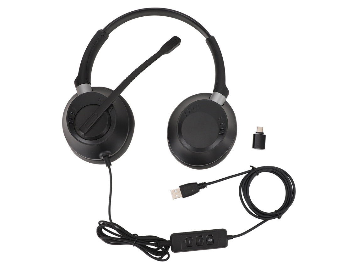 Fone De Ouvido Com Cancelamento De Ruído Usb-c Para Pc