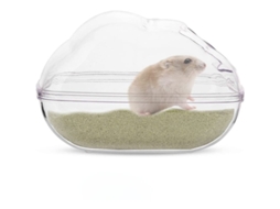 Baño De Arena Para Hamster Recipiente Con Pala Baño Sauna Baño Sanitario Caja Para Mascotas Pequeñas
