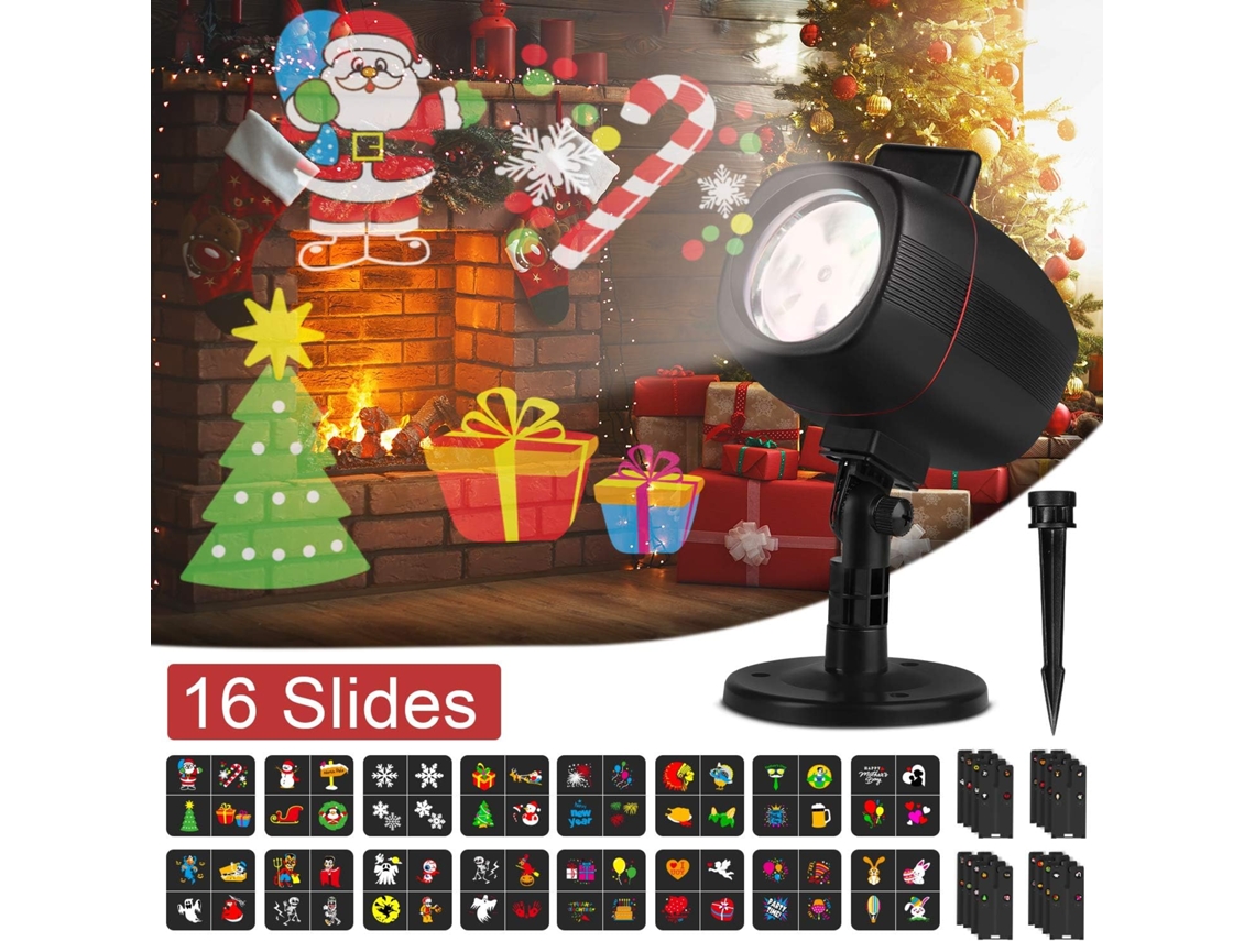 Projetor De Luzes Natal, Projetor Led À Prova D'água Para Ambientes Internos Com Controle Remoto E Sensor De Movimento, Ideal Para Festas Natalinas