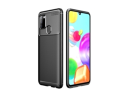 Kit Película Flexguard Reaplicável Capa Rugged Carbon Popsocket Multifunção Samsung A21S