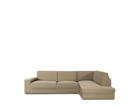 Capa para Sofá Chaise Longue Direta Bielástica EYSA (500 x 110 x 120 - Algodão - Bege)