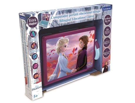 Computador Infantil LEXIBOOK inglês-português Frozen (Idade Mínima