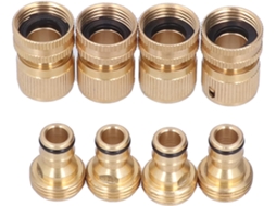 Conjunto De Conectores Mangueira Água Em Latão Durável Para Jardim